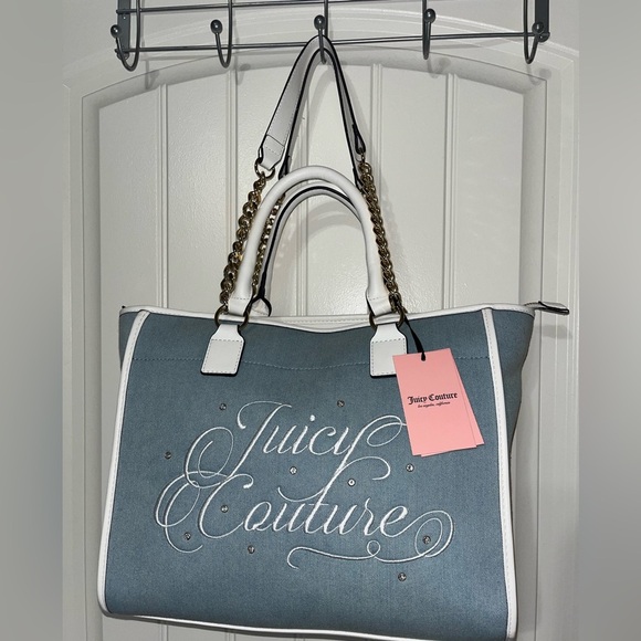 Juicy Couture Beach Denim Tote - Picture 16 of 16